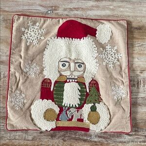 EUC Pottery Barn Nutcracker pillowcase